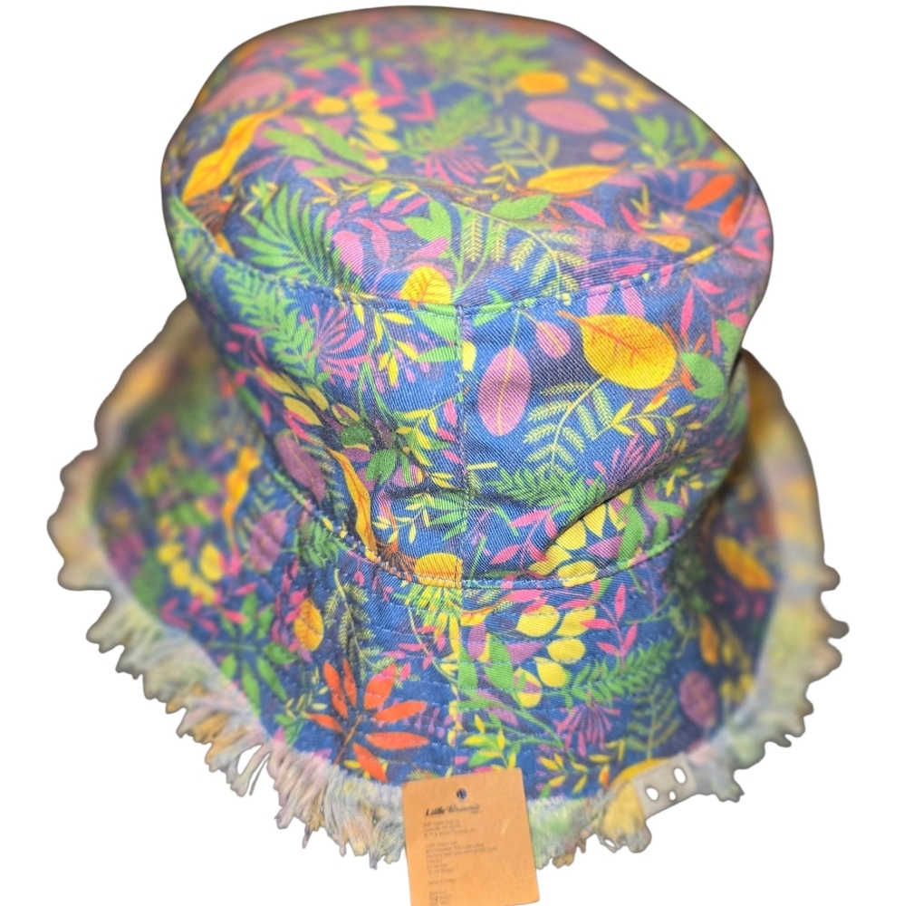 Little Brownie Baker Reversible Floral Bucket Hat Kids Girl Scouts Cookie New